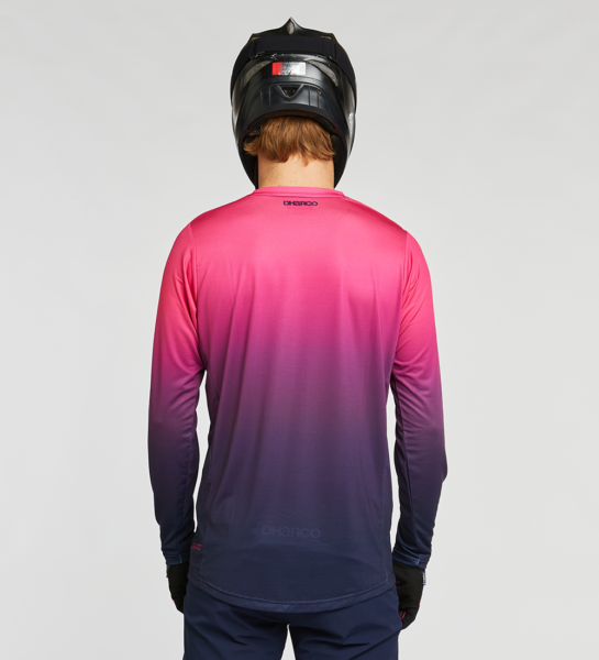Dharco Mens Race Jersey cykeltrøje i pink og lilla