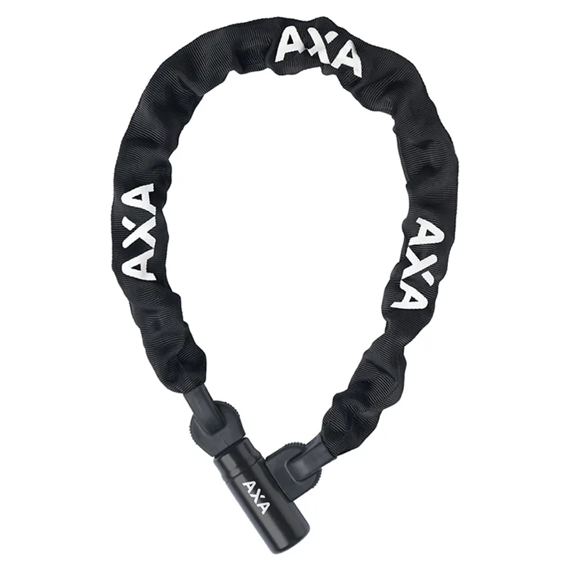 Se AXA LINQ - Kædelås med 2 nøgler - 1000x9,5mm - Sort hos Cyclesport Silkeborg