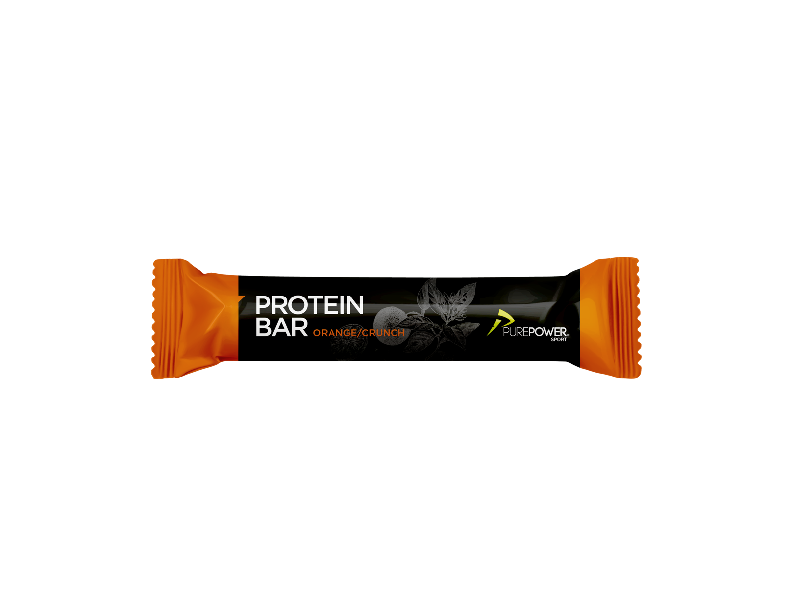 Se Purepower Protein Bar - Orange Crunch - 12 x 55 gram hos Cyclesport Silkeborg