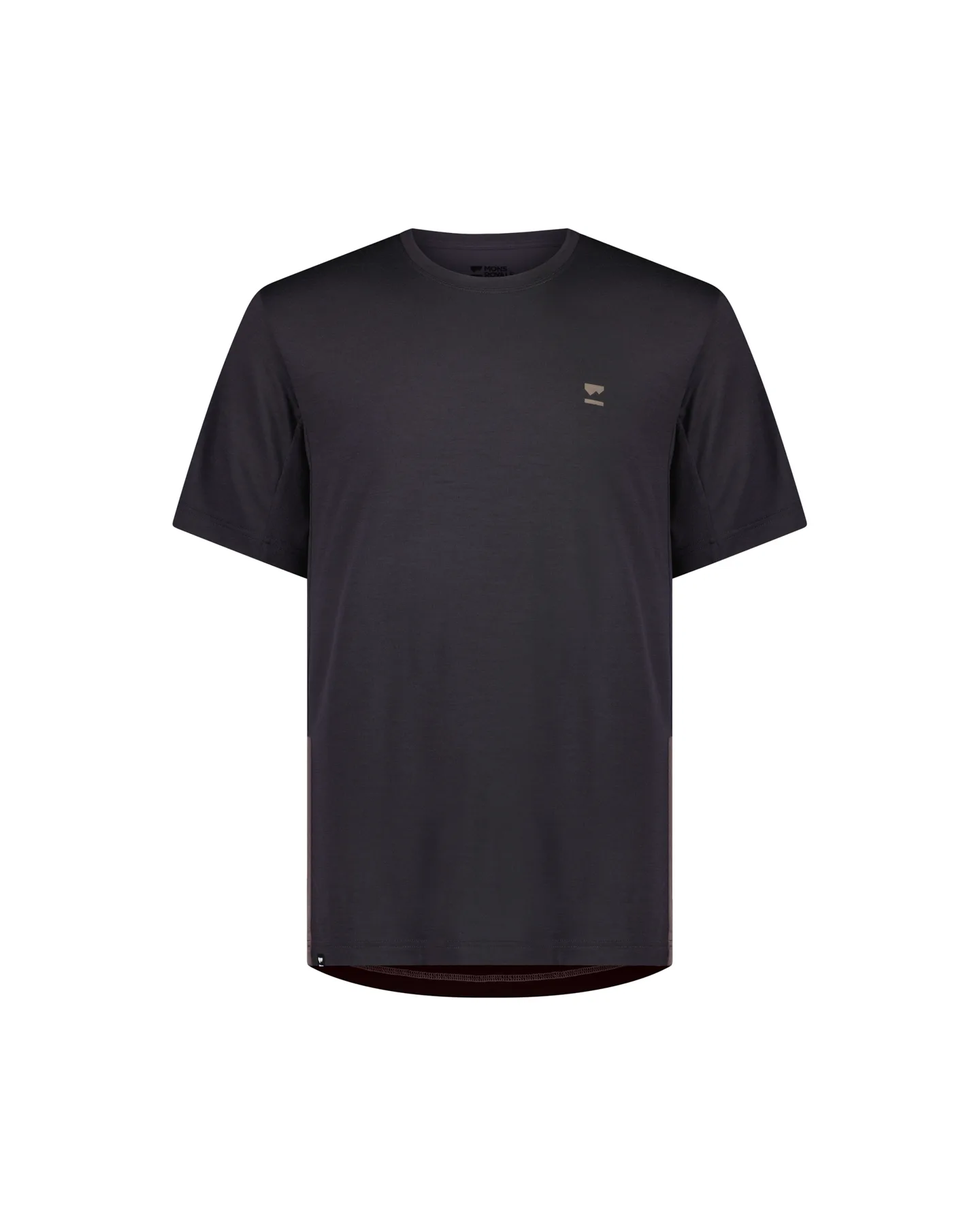 Mons Royale - Tarn Merino Shift T-Shirt - Iron / Shale - Brun, Grå XL
